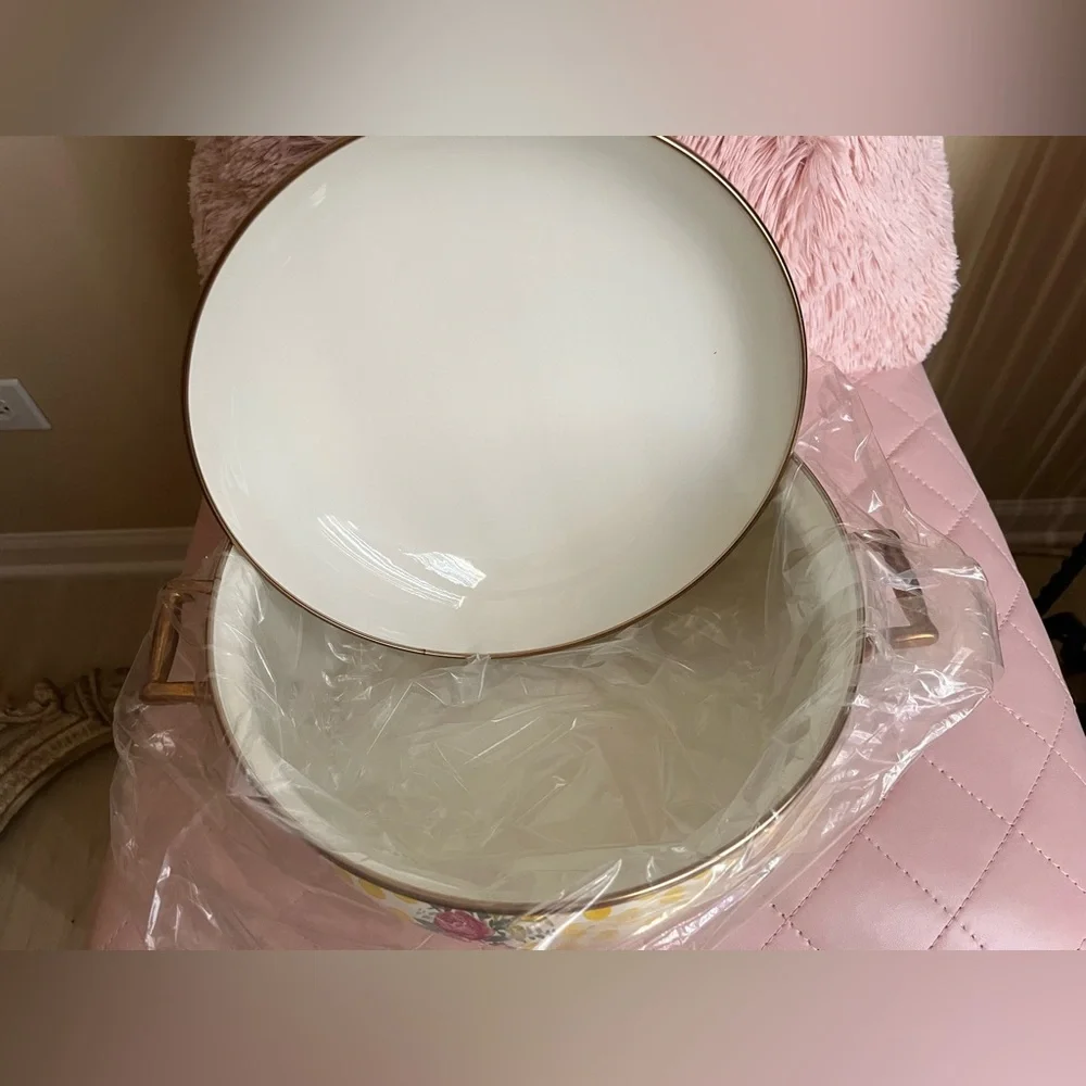 Mackenzie-Childs NWT Retired Buttercup 5 QT Casserole 💕 - Picture 4 of 7